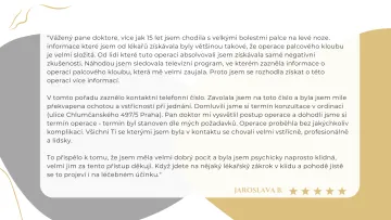 Reference Jaroslava Bednářová