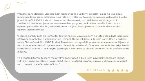 Reference Jaroslava Bednářová