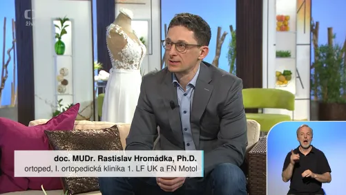 doc. MUDr. Rastislav Hromádka, Ph.D. v pořadu Sama doma